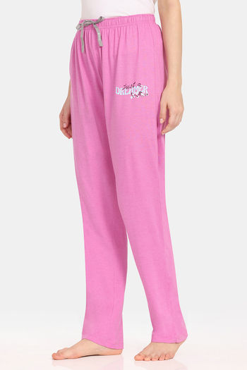 Buy Rosaline Bloom Fest Knit Cotton Pyjama - Phlox Pink